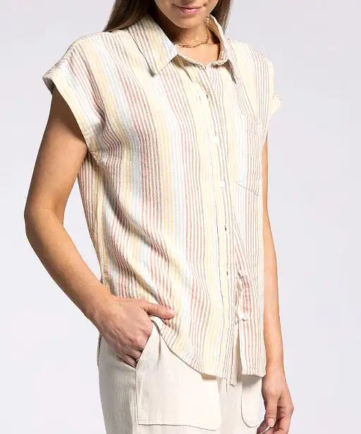 Mali Shirt - Retro Rainbow Stripe