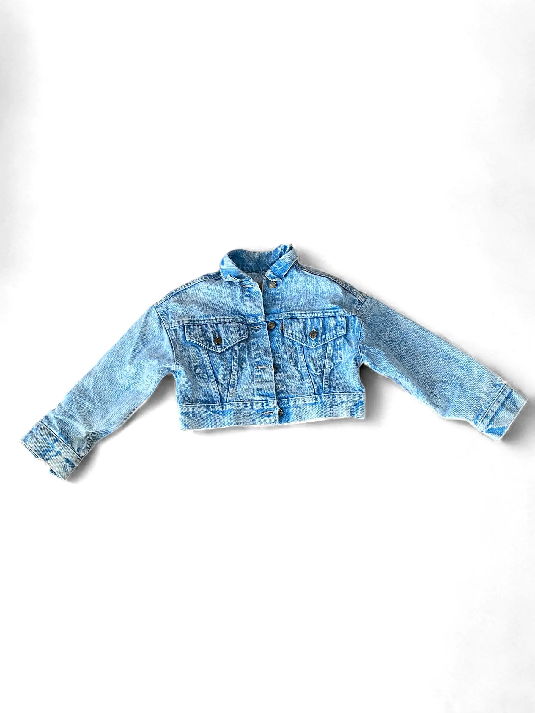 Micro Cropped Denim Jacket