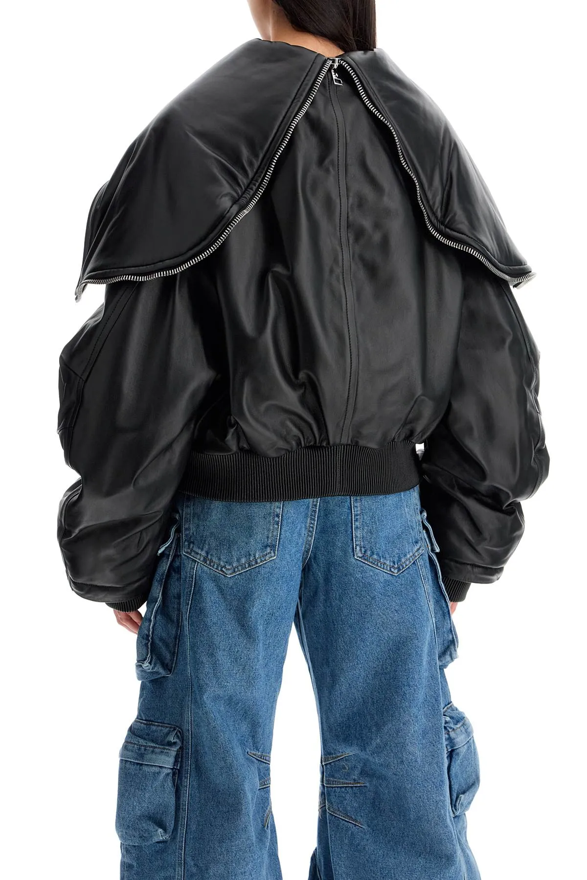 NAPPA BOMBER JACKET WITH OVERSIZED HOOD