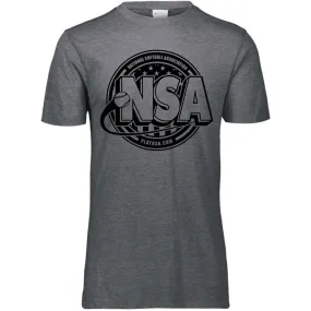 National Softball Association NSA Tone Tri Blend Short Sleeve Shirt