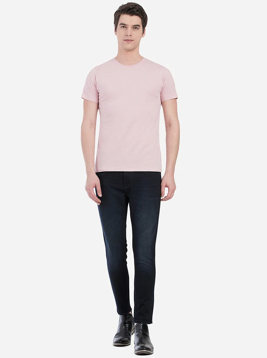 Night Grey & Blue Solid Slim Fit Jeans | Greenfibre