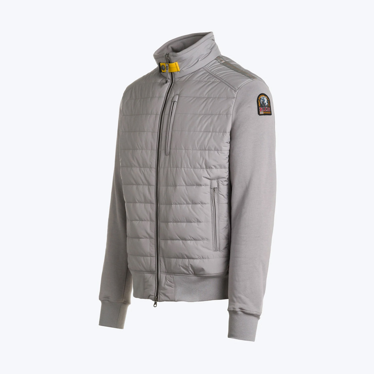 Parajumpers - Elliot Quilt Hooded Jacket in Paloma Grey