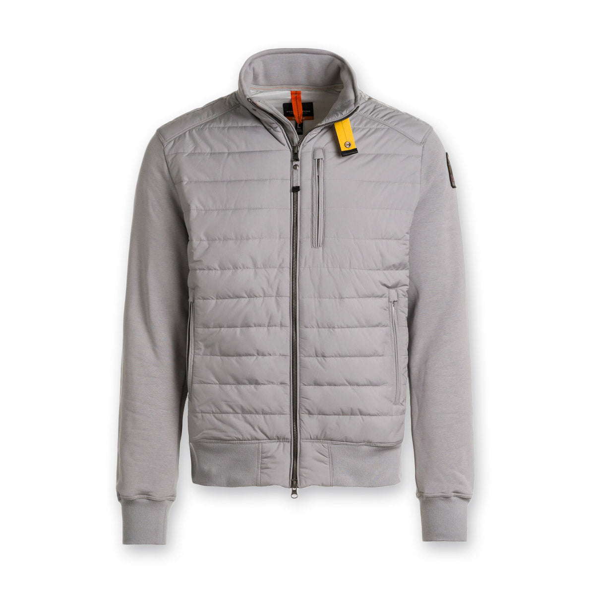 Parajumpers - Elliot Quilt Hooded Jacket in Paloma Grey