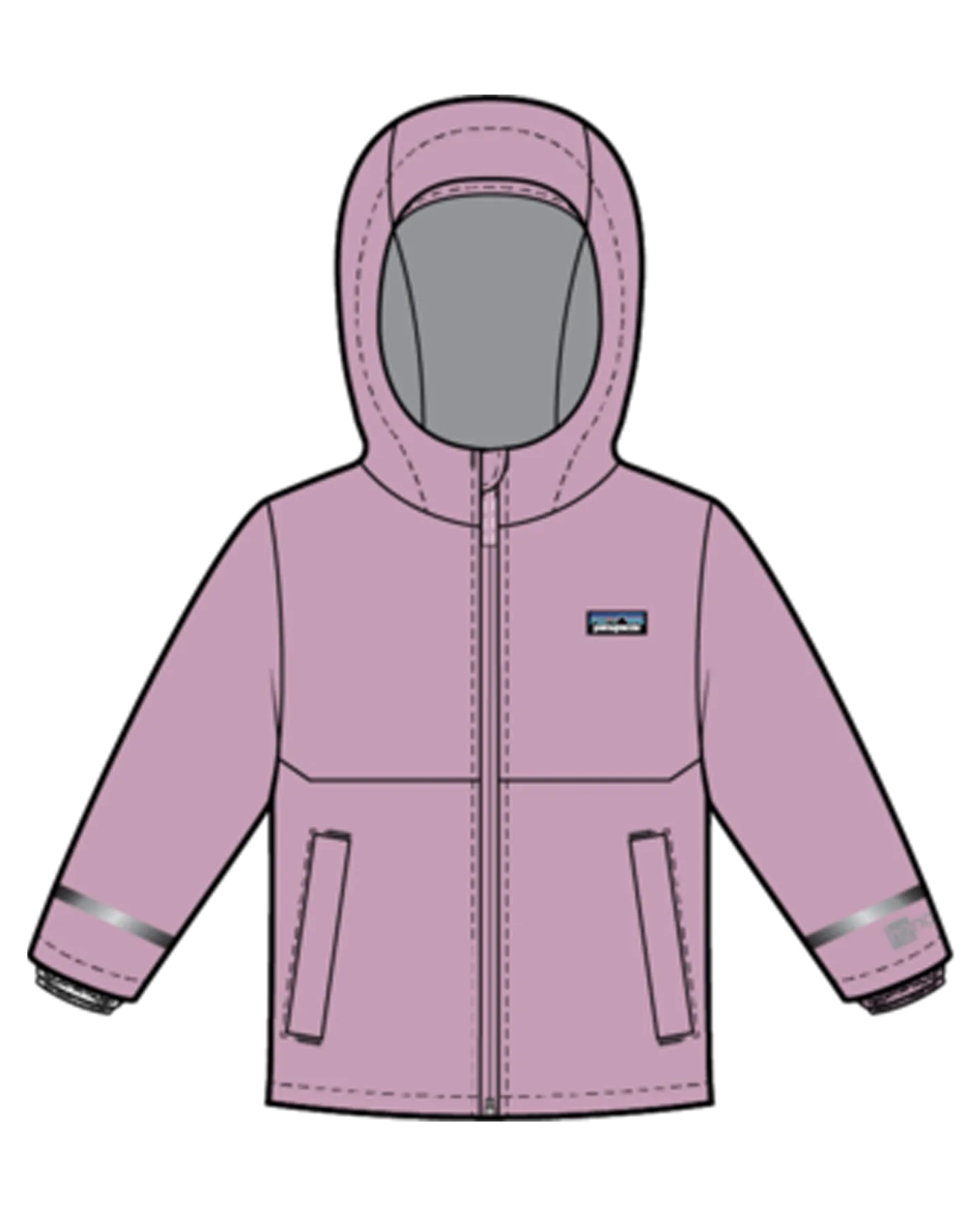 Patagonia Torrentshell 3L Infant's Rain Jacket - Milkweed Mauve