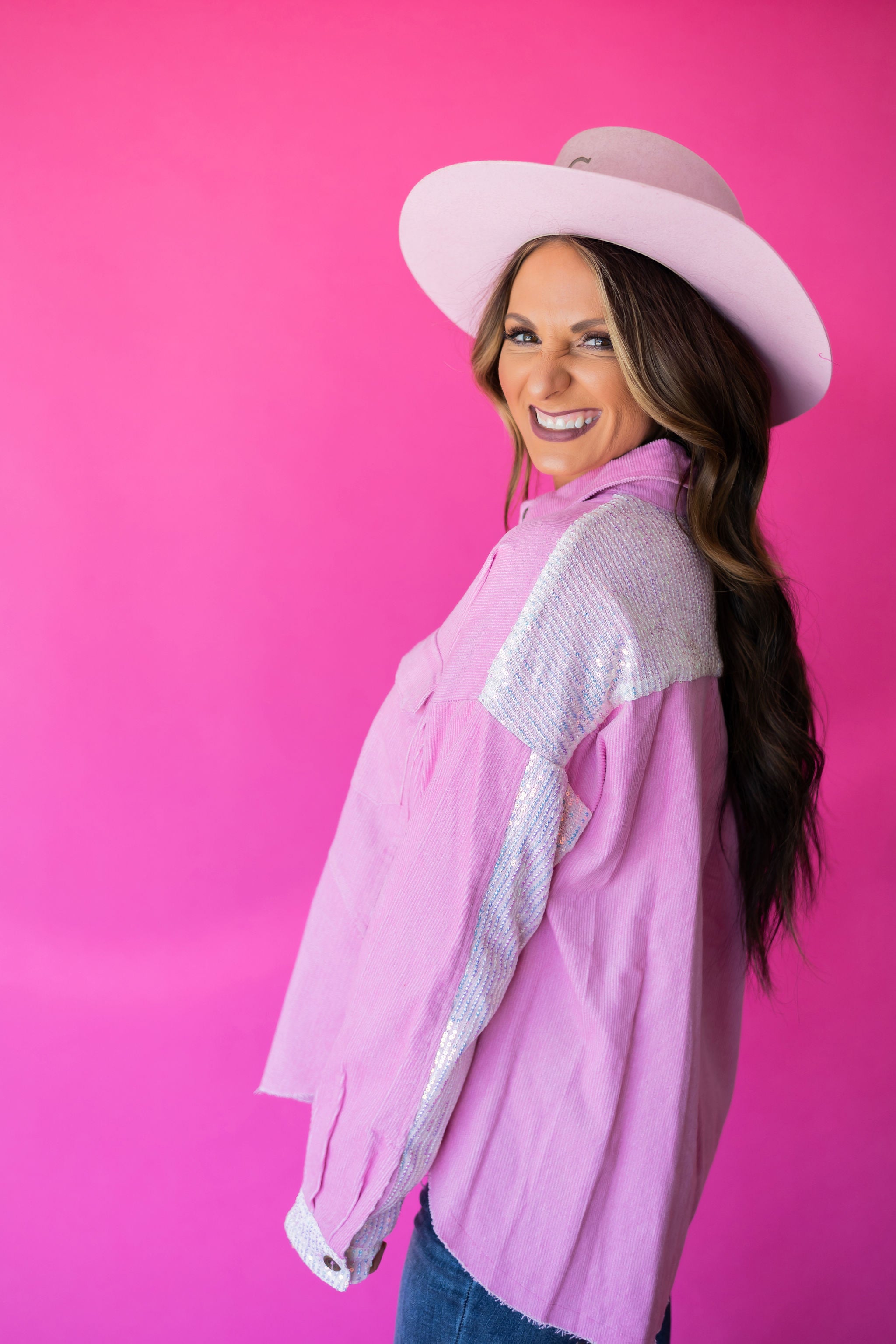 Perfectly Pink Corduroy Jacket