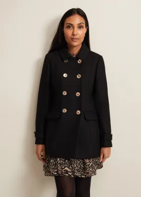 Petite Aurelie Wool Smart Peacoat