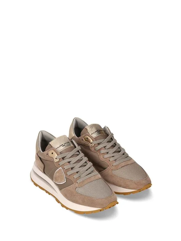 Philippe Model Tropez Haute Beige Women's Sneaker