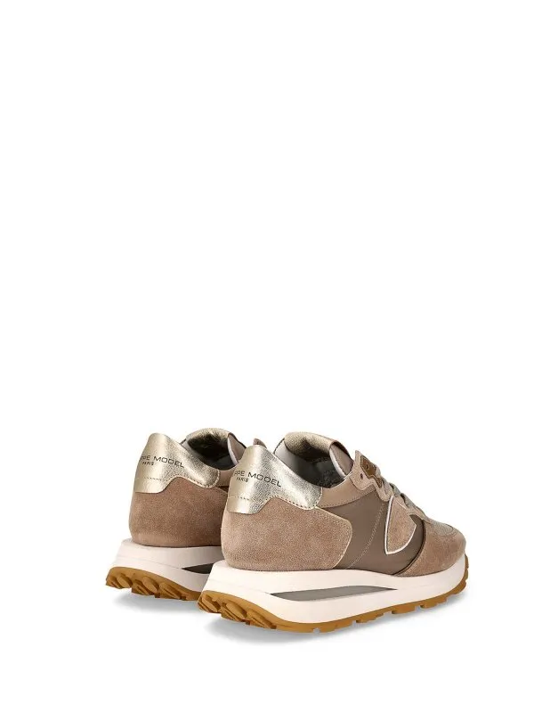 Philippe Model Tropez Haute Beige Women's Sneaker