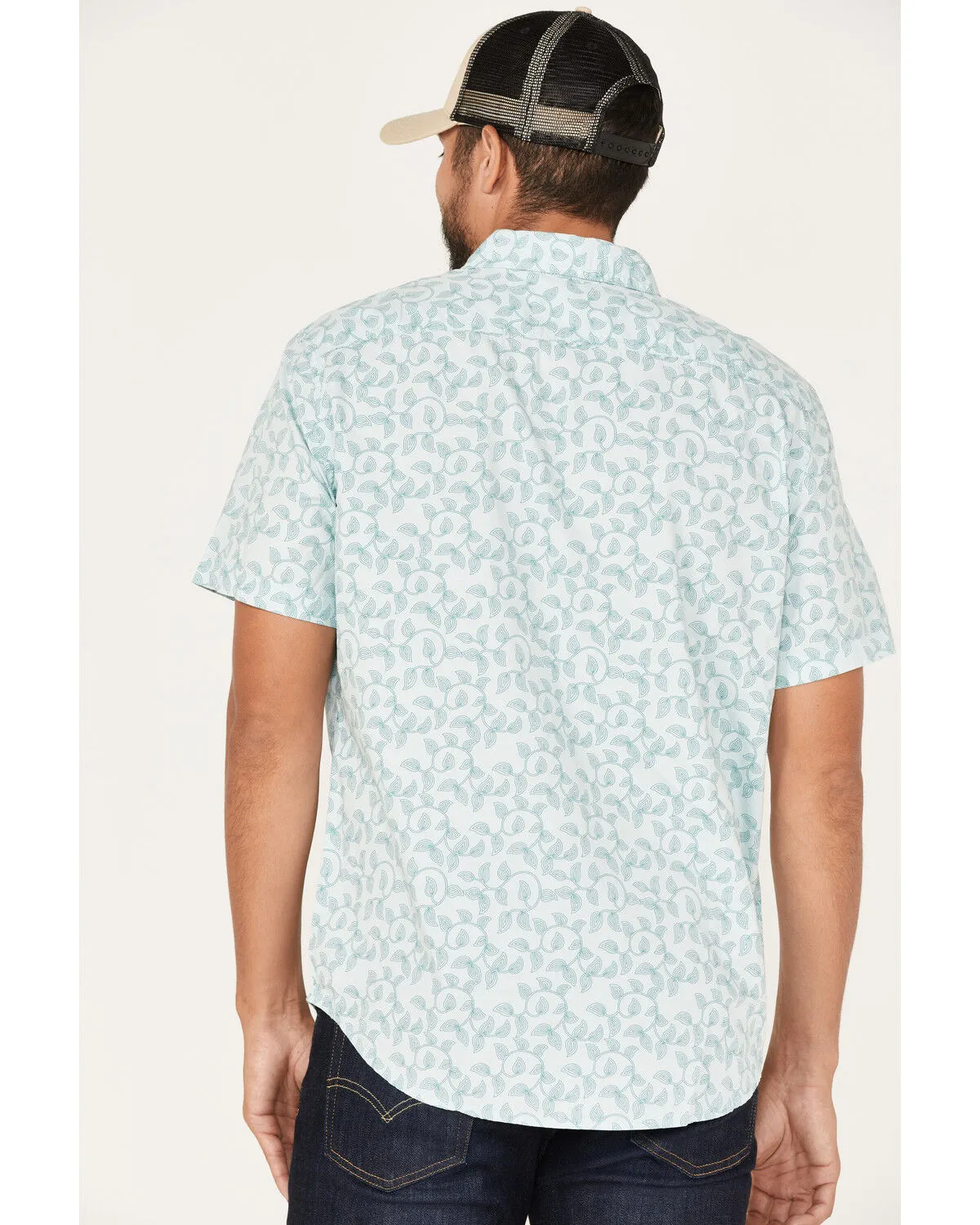 Product Name:  Levi's Men's Classic Swirly Floral Print Short Sleeve Button Down Shirt