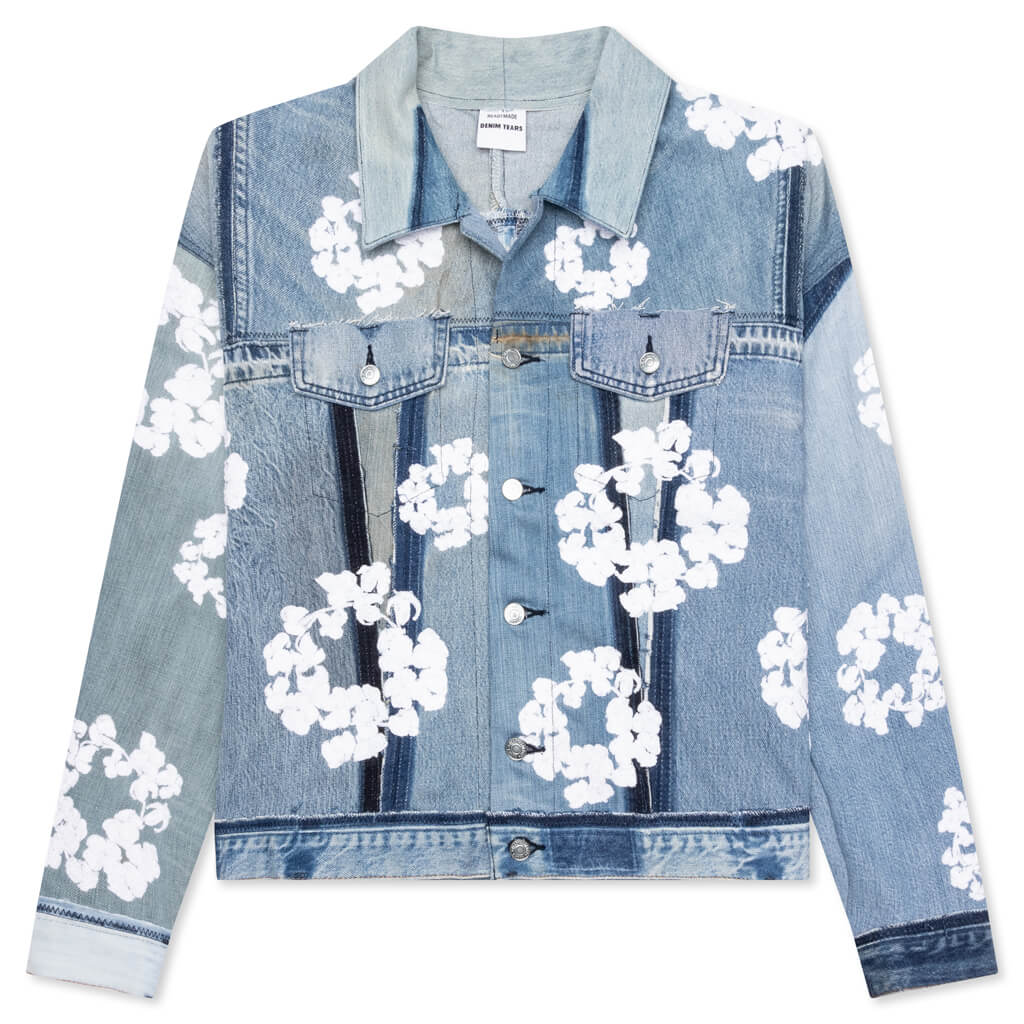 Readymade x Denim Tears CTN Wreath Track Jacket - Blue