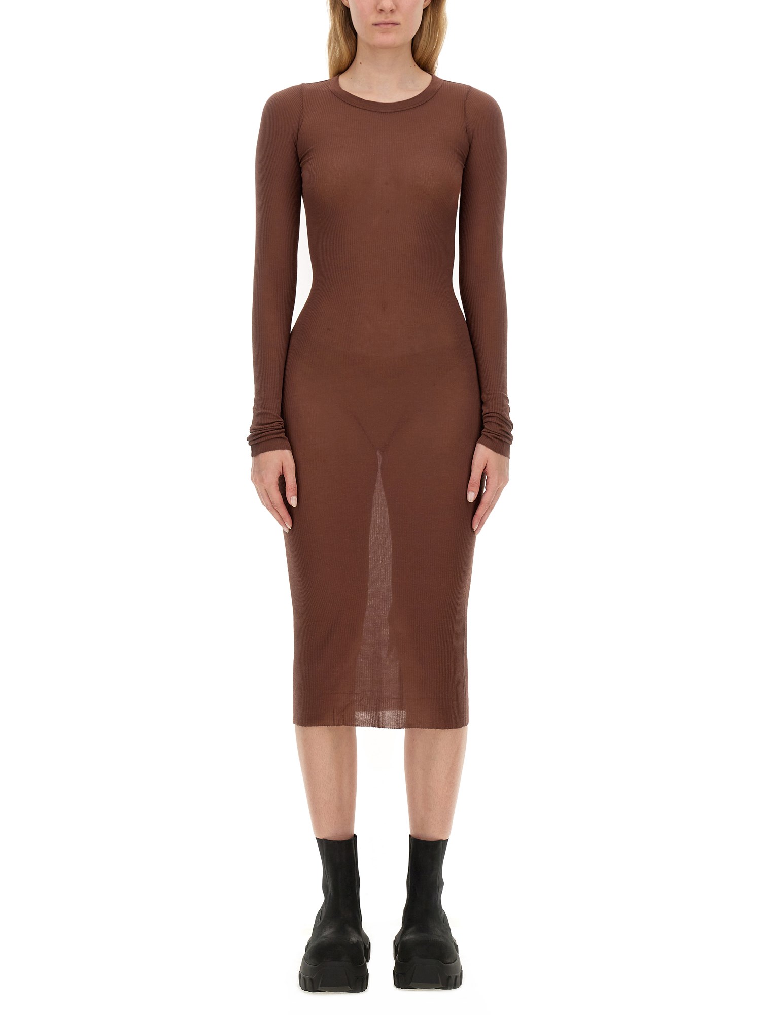 RICK OWENS    VISCOSE DRESS