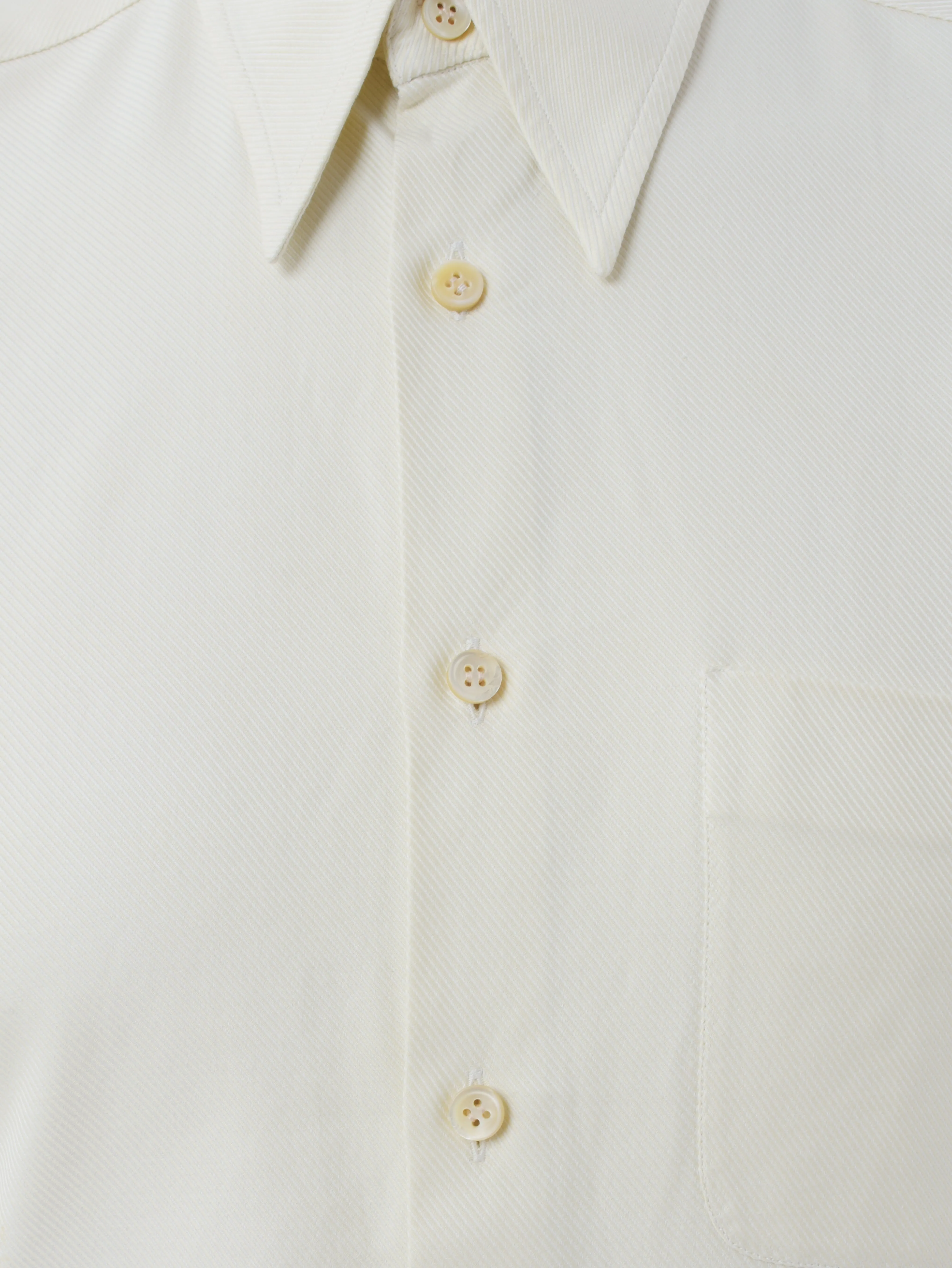 Romeo Gigli Cream White Shirt - '90s