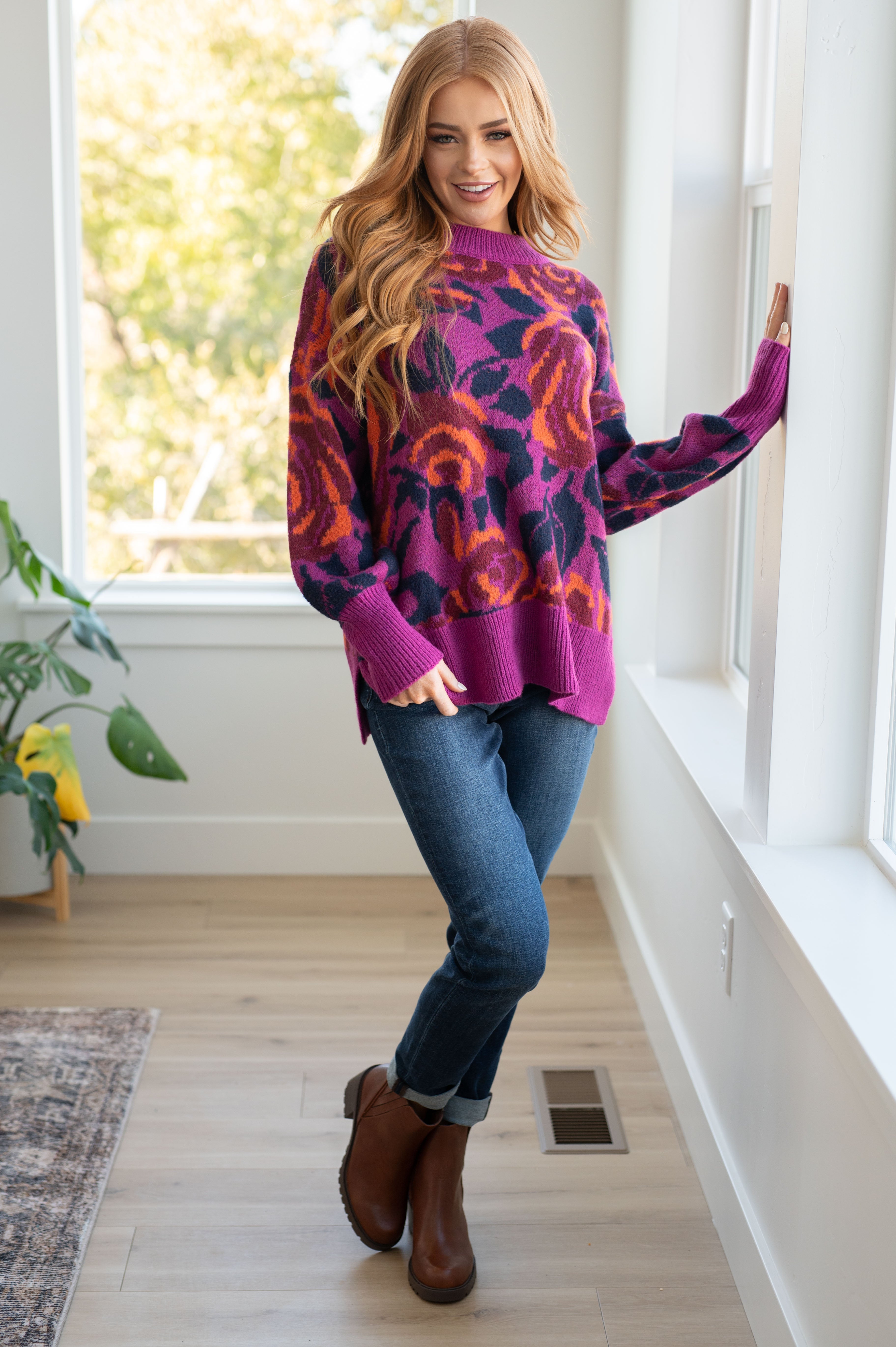 Rosie Floral Sweater