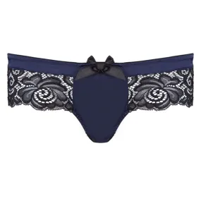 Signature Navy Skirted Brief