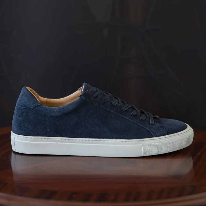 Skolyx Premium sneaker in navy suede