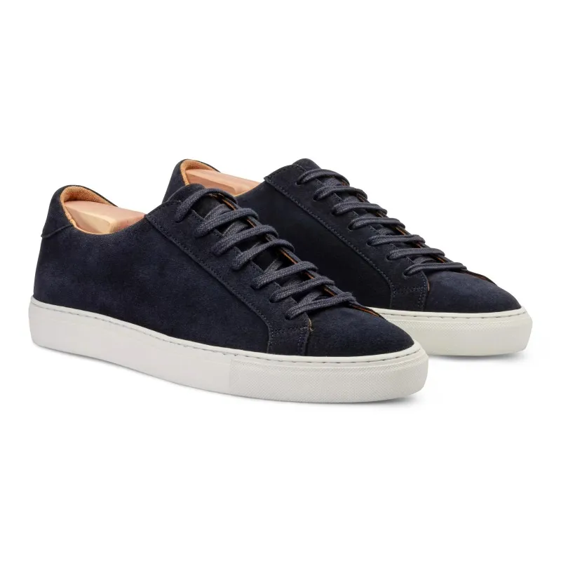 Skolyx Premium sneaker in navy suede