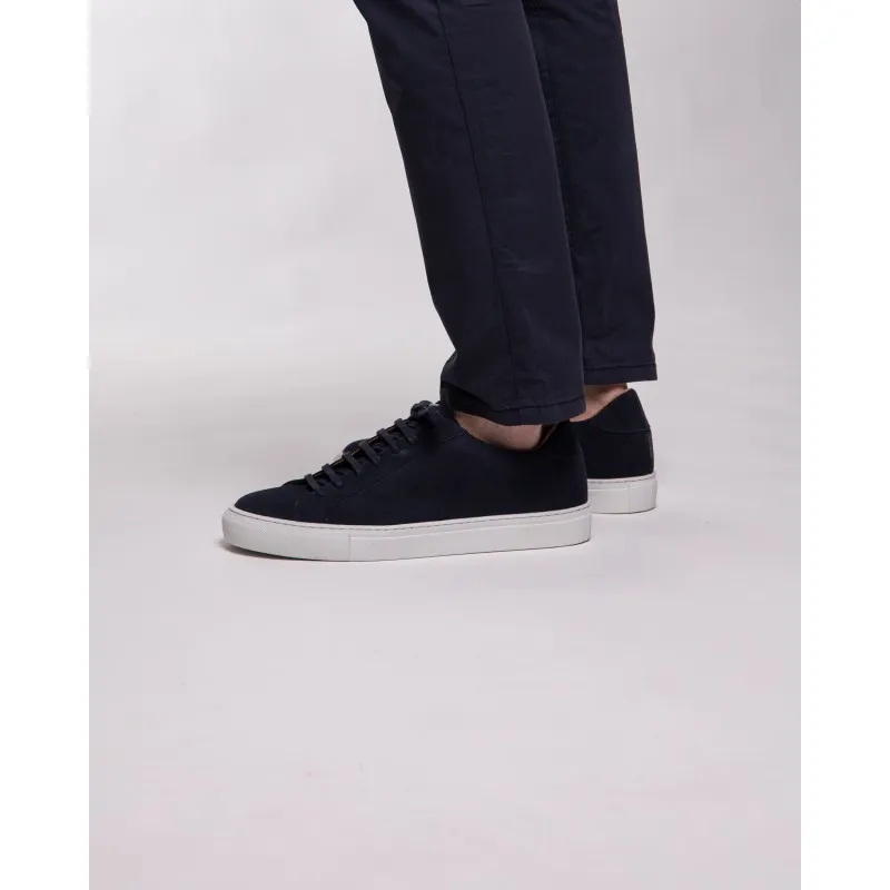 Skolyx Premium sneaker in navy suede