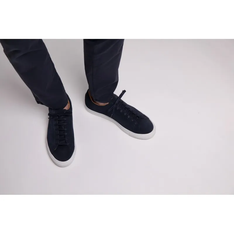 Skolyx Premium sneaker in navy suede