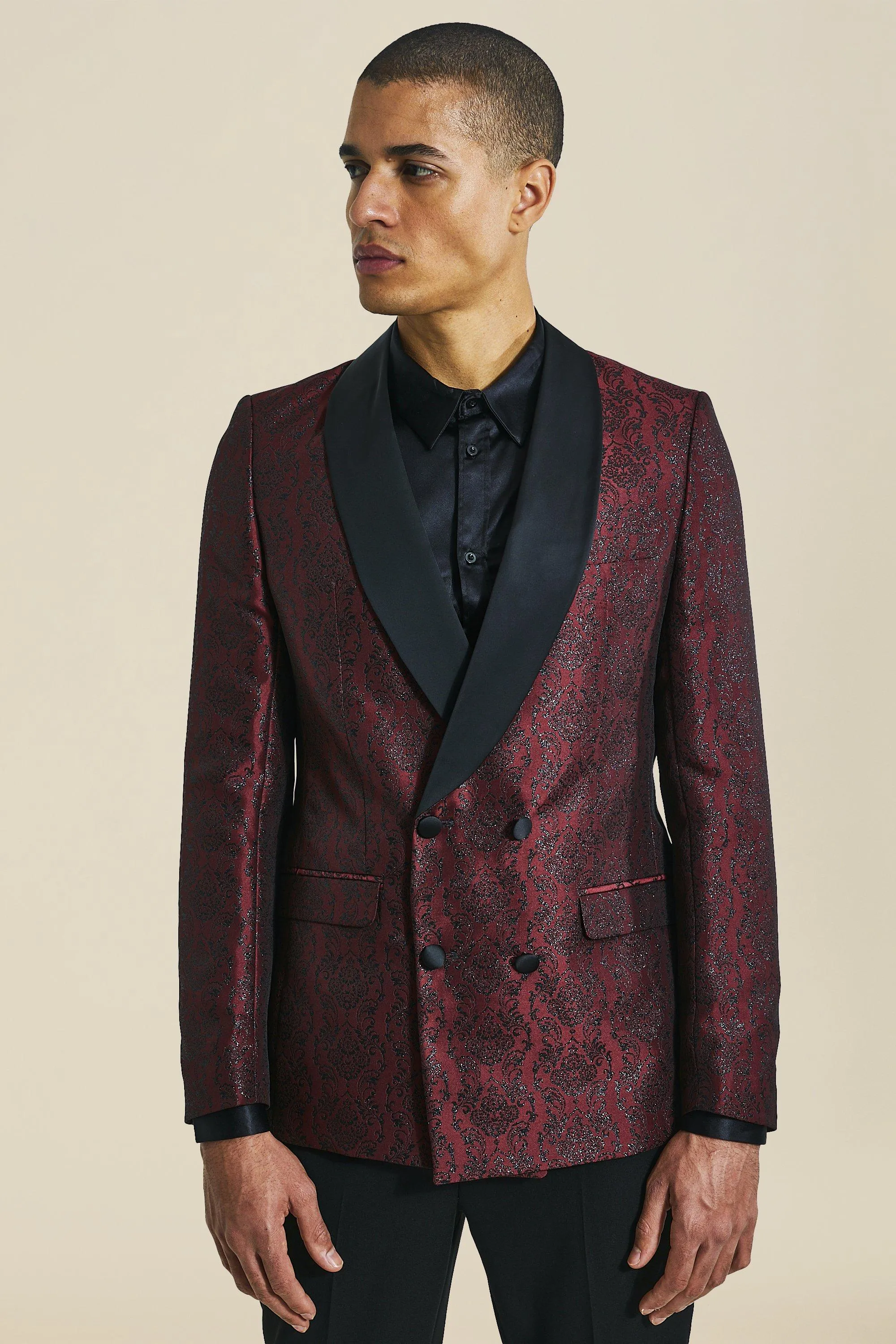 Slim Baroque Double Breasted Blazer