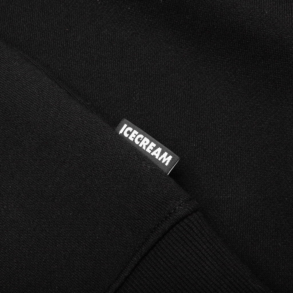 Sticker Hoodie - Black