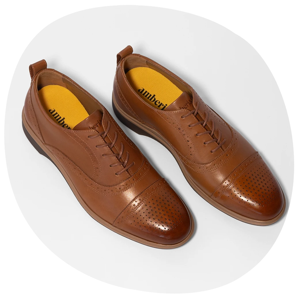 The Cap-Toe (Honey)