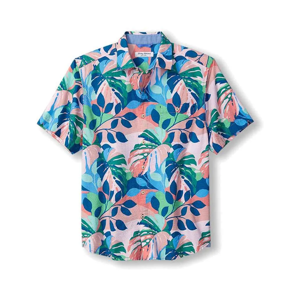 Tommy Bahama Mens Nova Wave Beach Day Blooms Short Sleeve Button Down Shirt