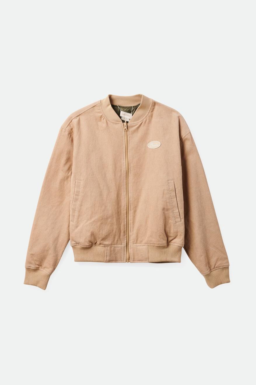 Utopia Reversible Bomber Jacket - Sesame