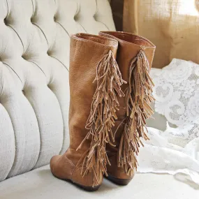 Vintage Fringe Boots