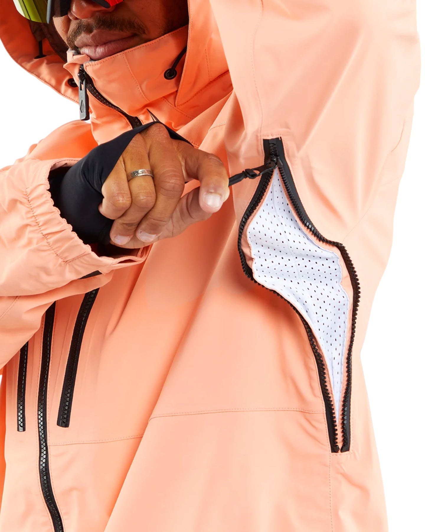 Volcom Guch Stretch Gore Jacket - Peach