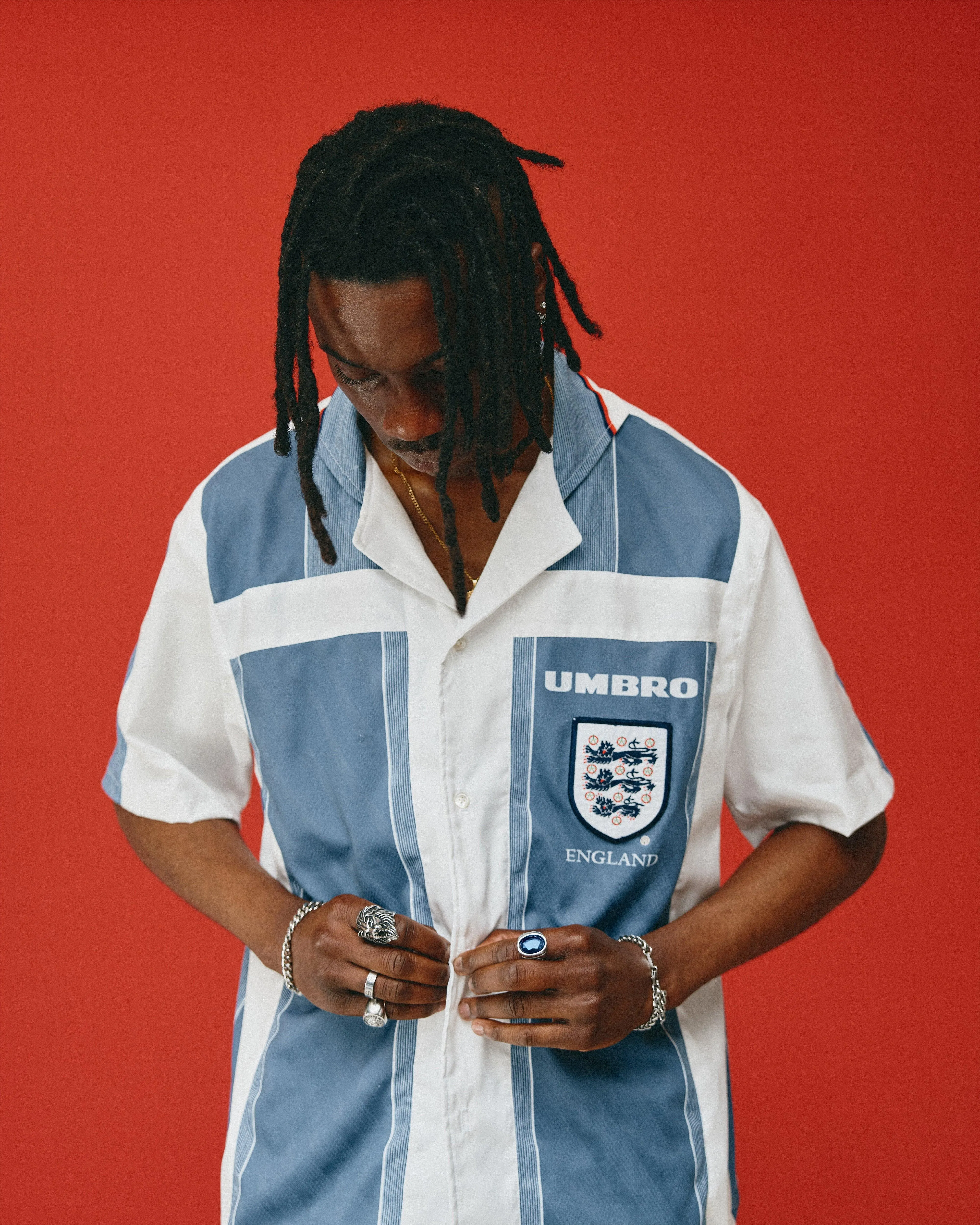 VT Rework: England x Umbro Reworked Euro's Collection Button Down Shirt