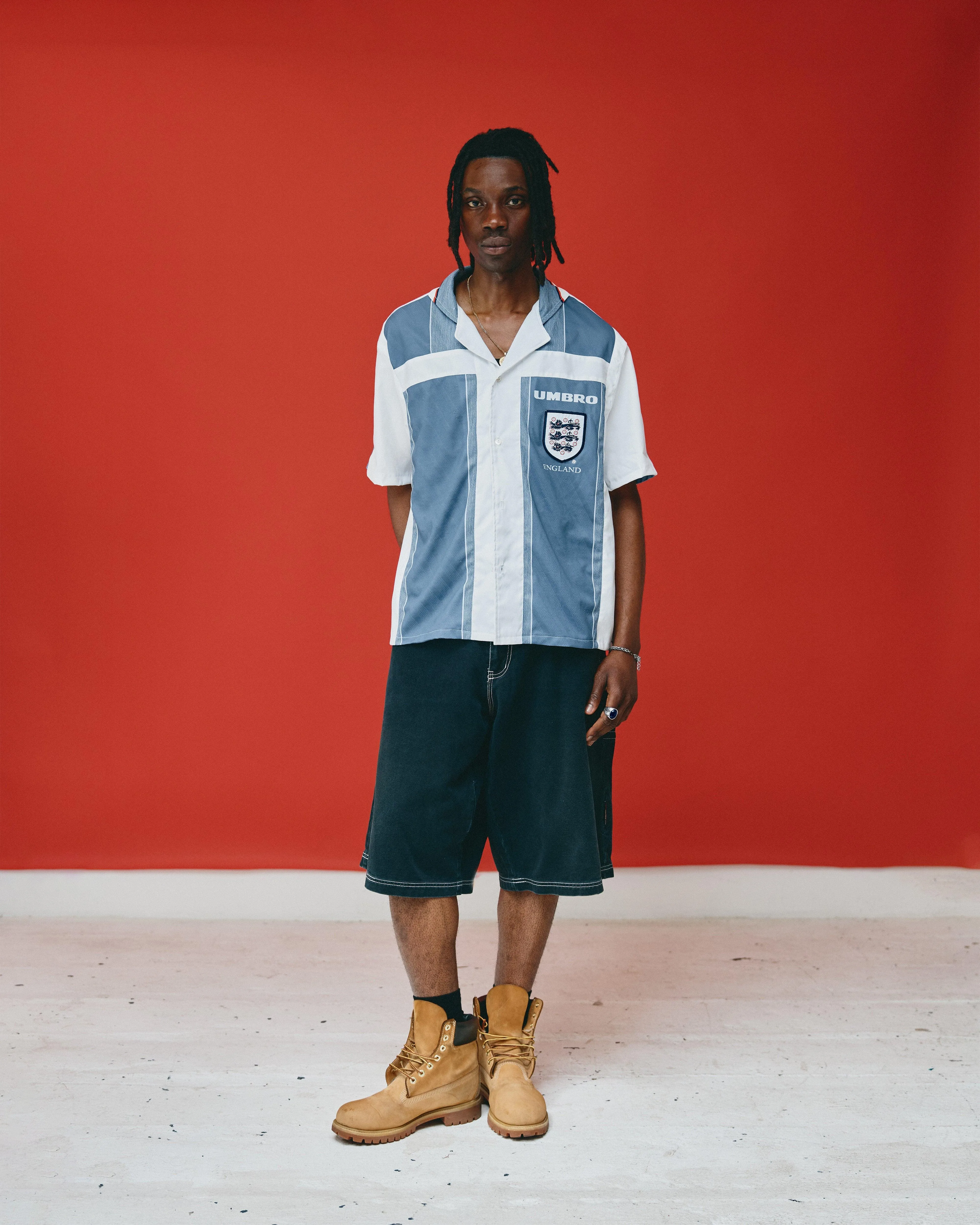 VT Rework: England x Umbro Reworked Euro's Collection Button Down Shirt