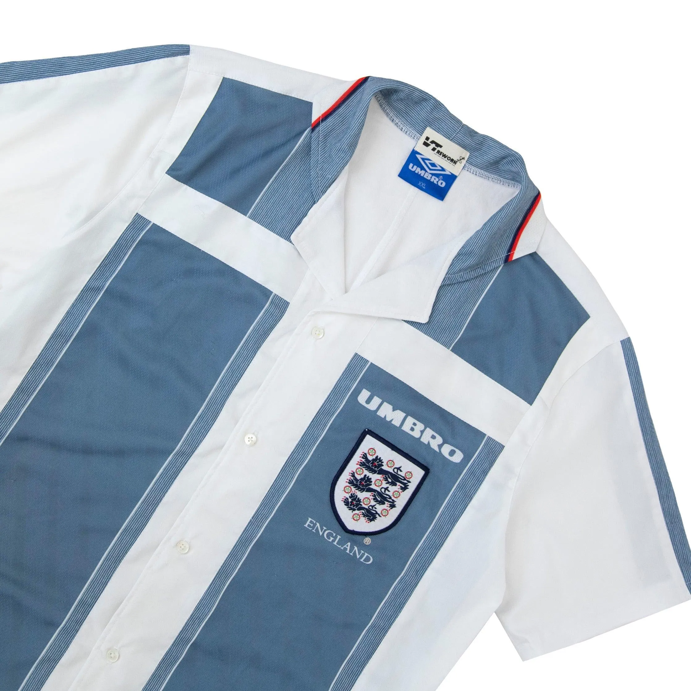 VT Rework: England x Umbro Reworked Euro's Collection Button Down Shirt