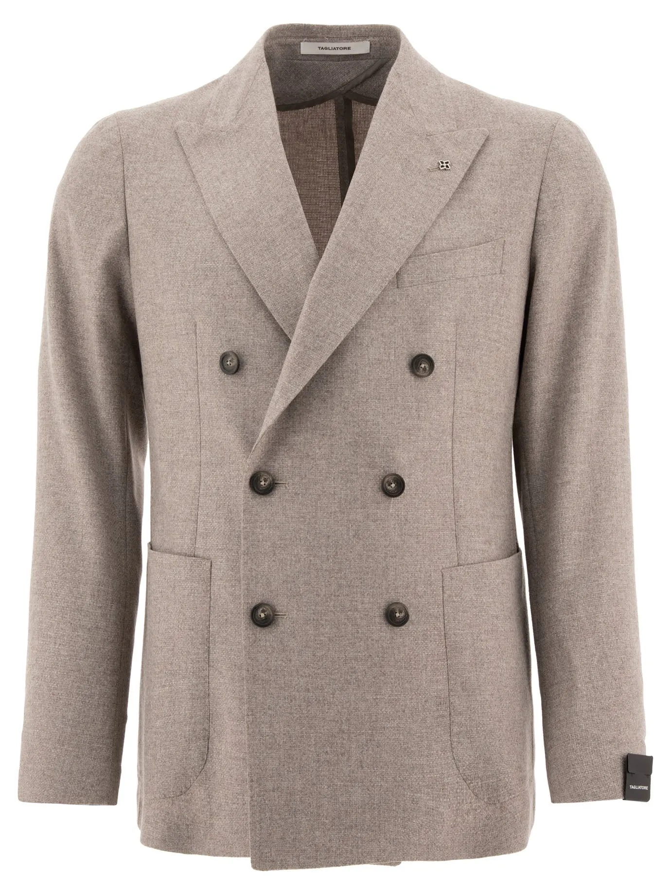 WOOL BLEND DOUBLE-BREASTED BLAZER